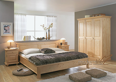 Doppelbett-Zimmer rustikal